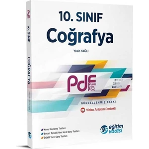 Eğitim Vadisi Yayınları 10. Sınıf Coğrafya Planlı Ders Föyü