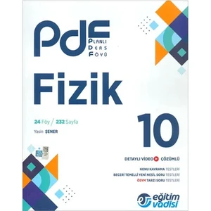 Eğitim Vadisi Yayınları 10. Sınıf Fizik Planlı Ders Föyü
