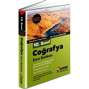 Aydın Yayınları 10. Sınıf Coğrafya Konu Özetli Soru Bankası