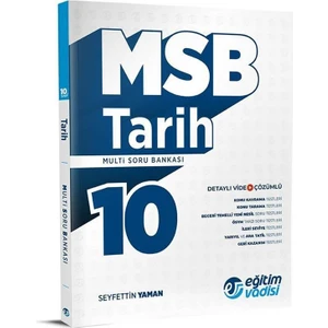 Eğitim Vadisi Yayınları 10. Sınıf Tarih Güncel Multi Soru Bankası