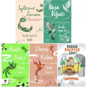 Derviş Kelamı - İyileşme Zamanı - Huşu Ağacı - Asude Bahçe - Hassas Kalpler Şehri - 5 Kitap - Funda Ucuk Er