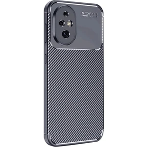 Honor 200 Uyumlu Kılıf Negro Karbon Görünümlü Silikon Lacivert