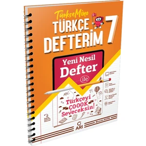 Arı Yayıncılık 7.Sınıf Akıllı Türkçe Defteri
