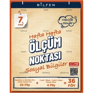 Bilfen Yayınları 7. Sınıf Sosyal Bilimler Ölçüm Noktası Soru Bankası