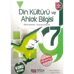 Nitelik Yayınları 7. Sınıf Din Kültürü ve Ahlak Bilgisi Konu Kitabı