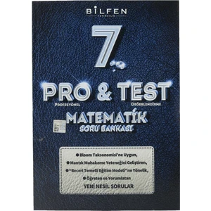 Bilfen Yayınları 7. Sınıf Matematik Pro&Test Soru Bankası