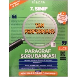 Bilfen Yayınları 7. Sınıf Paragraf Soru Bankası