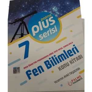 Palme Yayıncılık 7. Sınıf Plus Fen Bilimleri Konu Kitabı