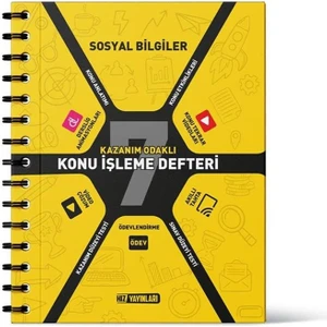 Hız Yayınları 7. Sınıf Sosyal Bilgiler Konu İşleme Defteri
