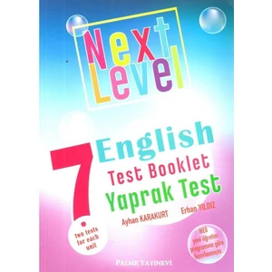 Palme Yayıncılık 7. Sınıf Next Level English Test Booklet Yaprak Test