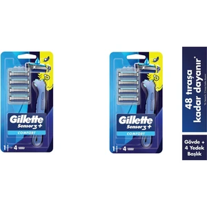Sensor 3 Plus Comfort Makine + 4 Bıçak-2 Adet