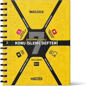 Hız Yayınları 7. Sınıf İngilizce Konu İşleme Defteri