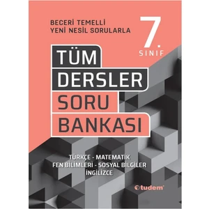 Tudem Yayınları 7. Sınıf Tüm Dersler Soru Bankası