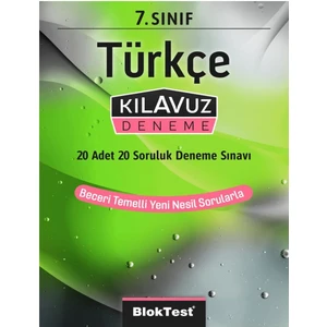 Tudem Yayınları 7. Sınıf Türkçe Kılavuz Deneme
