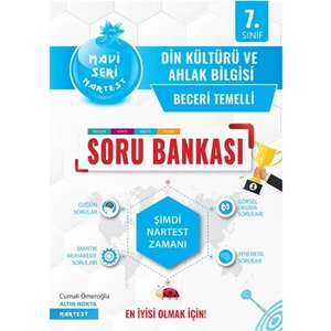 Nartest Yayınevi 7. Sınıf Mavi Din Kültürü Soru Bankası
