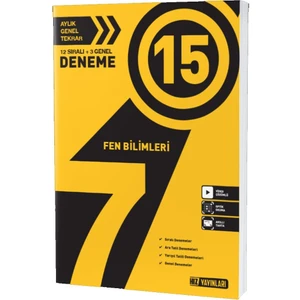 Hız Yayınları 7. Sınıf Fen Bilimleri 15 Deneme