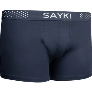 Lacivert Pamuklu Boxer