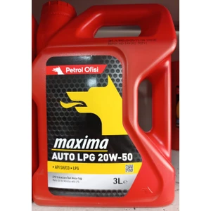 Petrol Ofisi Auto Lpg 20W-50 3 Lt Motor Yağı 2025 Üretim
