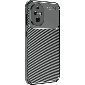Honor 200 Uyumlu Kılıf Negro Karbon Görünümlü Silikon Siyah