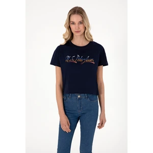 U.s. Polo Assn. Kadın Lacivert Tişört 50299735-VR033