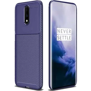 Oneplus 7 Uyumlu Karbon Desenli Negro Silikon Kılıf