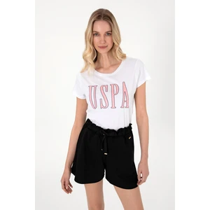 U.s. Polo Assn. Kadın Beyaz Tişört 50305842-VR013