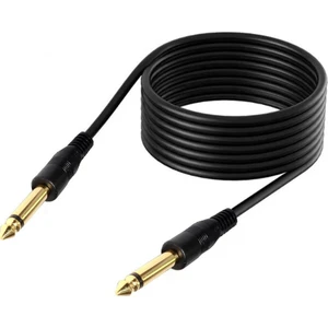 3 Metre - 6.3mm Mono Çivi Jak Gitar Amfi Enstrüman Kablosu