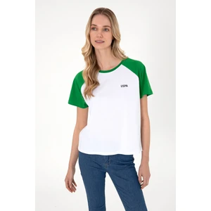 U.s. Polo Assn. Kadın Yeşil Tişört 50305771-VR054