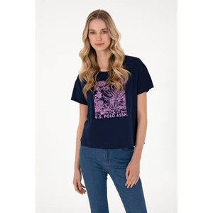 U.s. Polo Assn. Kadın Lacivert Tişört 50305843-VR033