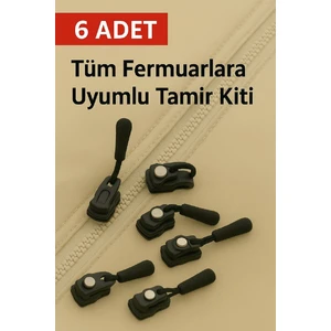 6 Adet Fermuar Tamir Aparatı - Aletsiz Hızlı Onarım, Çanta & Giyim & Ayakkabı Için