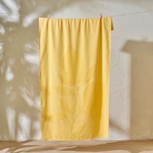Bella Maison %100 Pamuk Lemoncello Plaj Havlusu Sarı (90x150 cm)