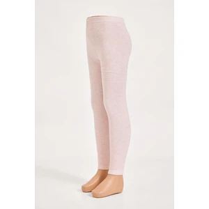 Katia & Bony İçi Havlu Çocuk Tayt Pembe Melanj