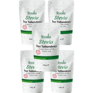 FİBRELLE ULTRA STEVİALI TATLANDIRICI 100 G 5 PAKET