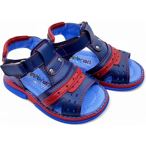 Ortopedik Erkek Bebek ve Çocuk Sandaleti Hummer Cabrio Serisi HmrCbr2411 Lacivert Kırmızı 23