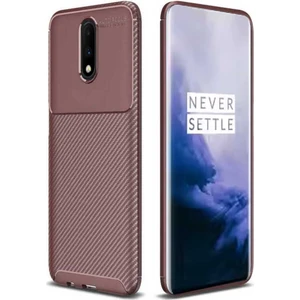 Oneplus 7 Uyumlu Karbon Desenli Negro Silikon Kılıf