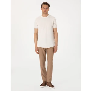 Pierre Cardin Erkek Kahverengi Carrot Fit %100 Keten Kanvas Pantolon 50285714-VR197