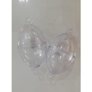 Sulu Şamandıra Şeffaf Elips 6 Cm ( 2 Adet )