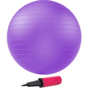 55 cm Pilates Topu ve Çift Yönlü Şişirme Pompası - Dayanıklı ve Konforlu Egzersiz Topu Yoga, Pilates