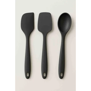 Silikon Large Boy Spatula Kaşık Seti