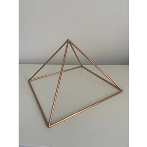 El Yapımı Bakır Enerji Piramidi (Bakır Piramit kare taban 30 cm)