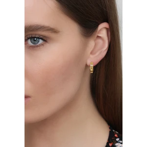 Kadın 925 Ayar Oval Küpe