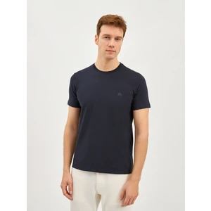 Erkek Modern Fıt Tişört-Lacivert