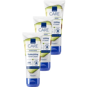 Care Avokado Özlü El Kremi 3×75 ml Kuru ve Çok Kuru Ciltler İçin Yoğun Nemlendirici