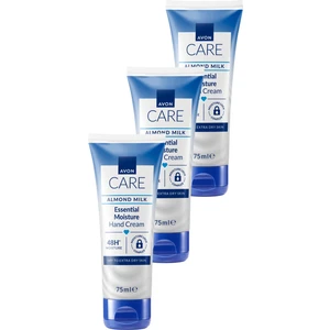 Care Gliserin ve Badem Sütü Içeren Yoğun Nemlendirici El Kremi 75 Ml. Üçlü Set