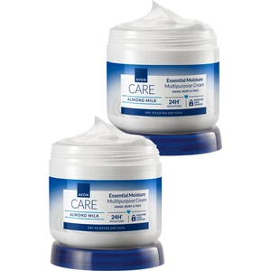 Care Gliserin ve Badem Sütü Içeren Nemlendirici El, Yüz ve Vücut Kremi 400 Ml. Ikili Set