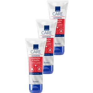 Care Gliserin ve Badem Yağı İçeren El Kremi Üçlü Set 75 ml