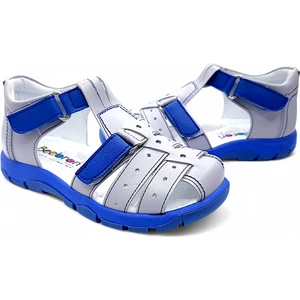 Ortopedik Erkek Çocuk Sandaleti Cayman Serisi CYM2404p Gri Saks 27