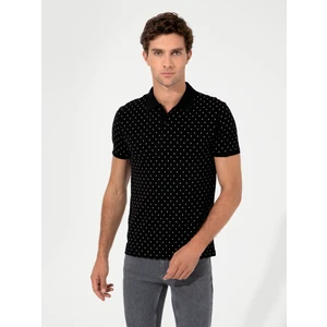 Erkek Siyah Polo Yaka T-Shirt 50230528-VR046