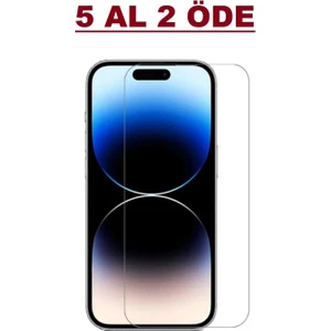 iphone 14 Pro Max Uyumlu Ekran Koruyucu 9h Temperli Kırılmaz Cam Sert Şeffaf