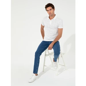Erkek Beyaz Polo Yaka T-Shirt 50230520-VR013